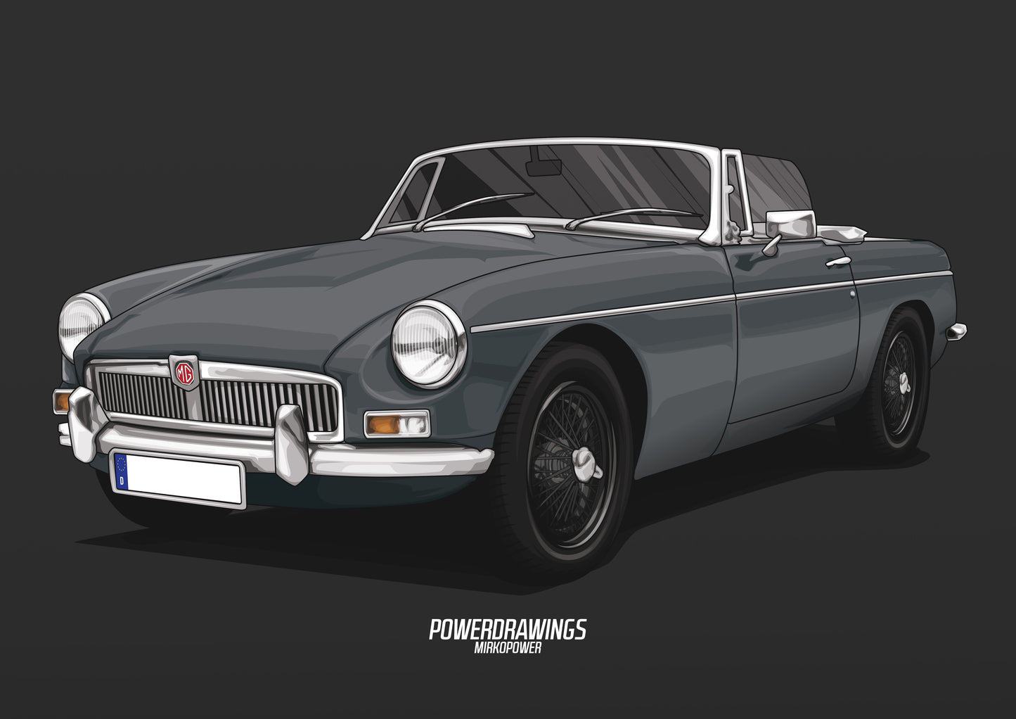 MG MGB Cabriolet Grey