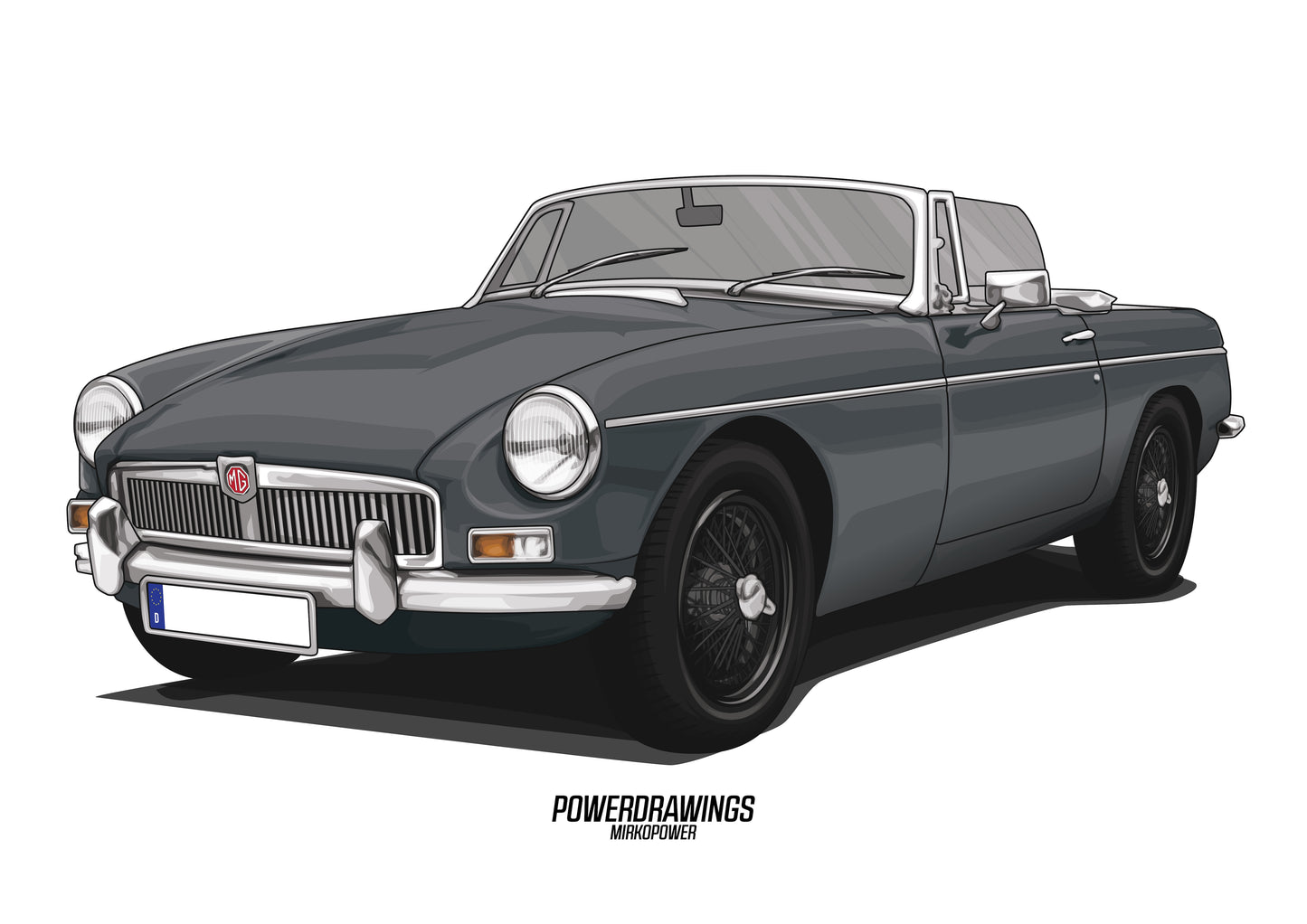 MG MGB Cabriolet Grey