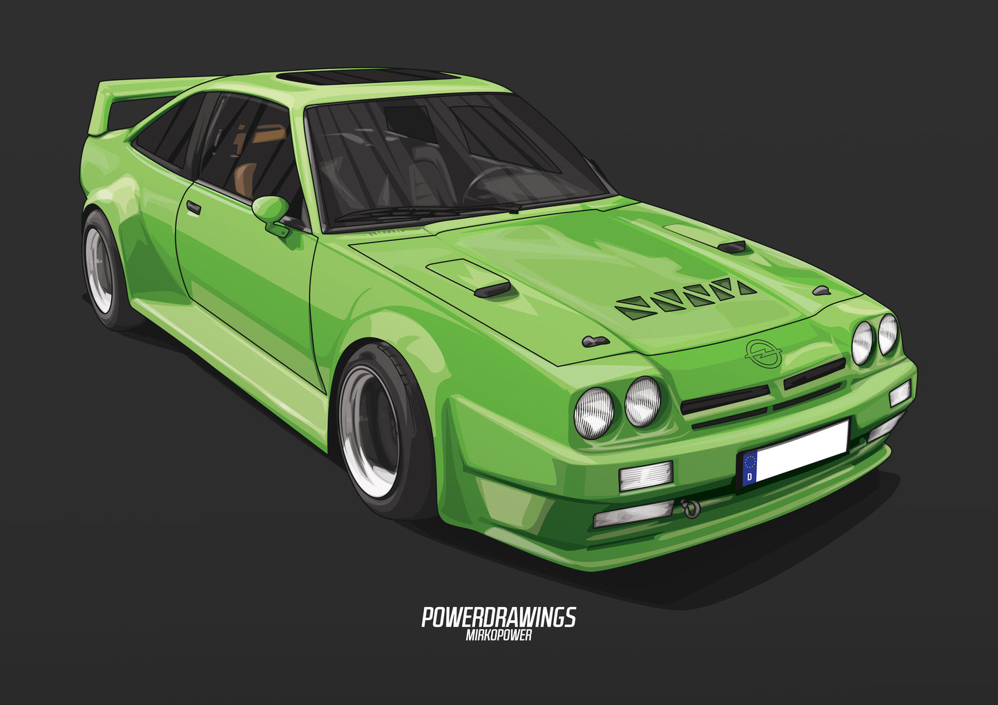 Opel Manta Green