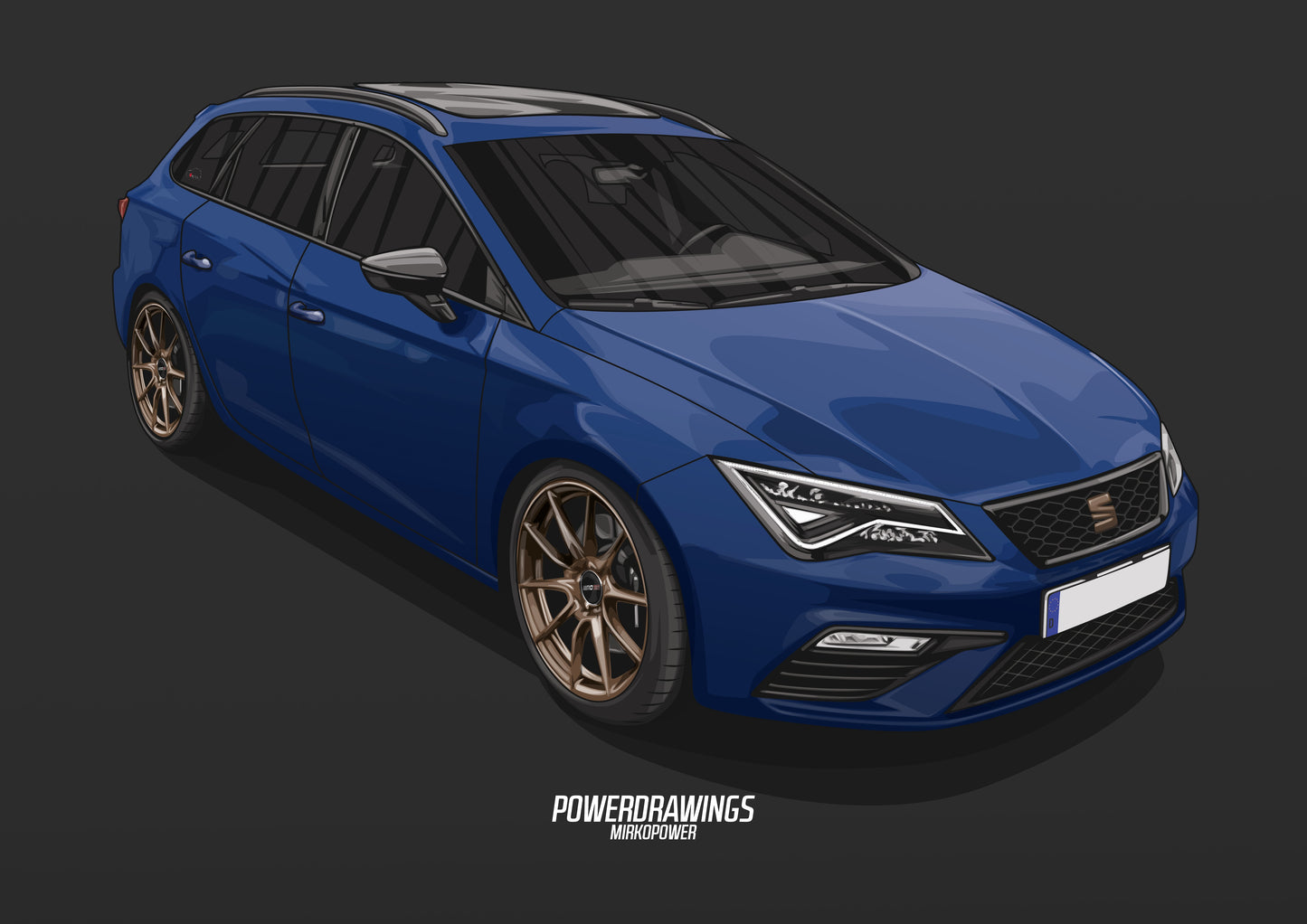 Leon Cupra 300 Blue