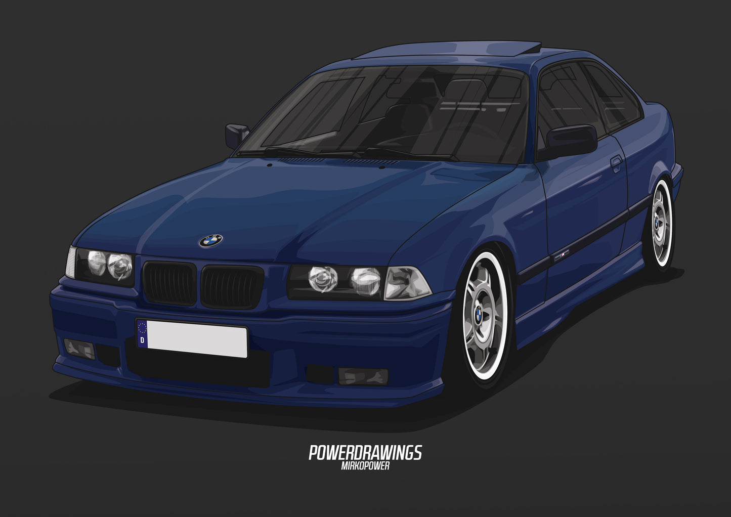 E36 328i Coupe Blue