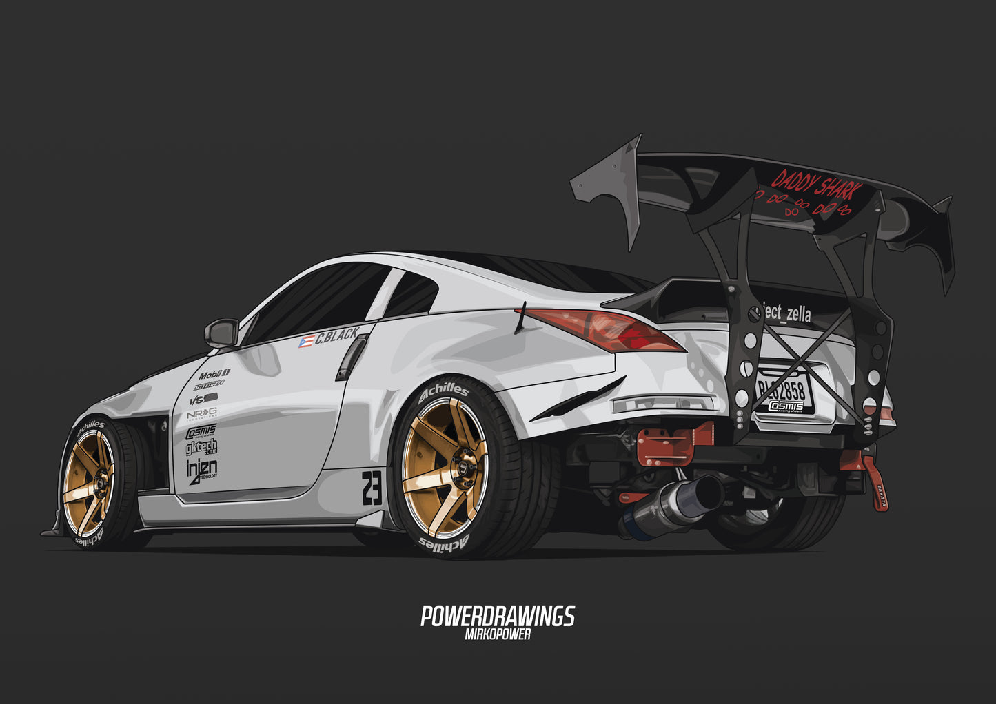 350Z Custom Big Wing