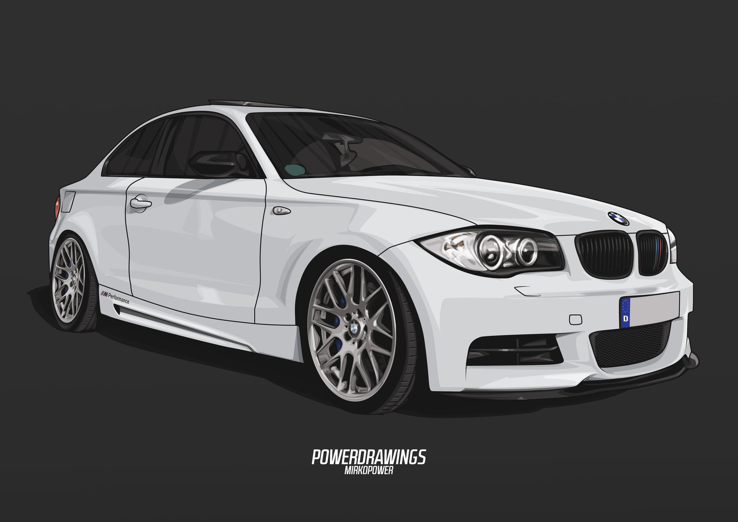 135i E82 Static White