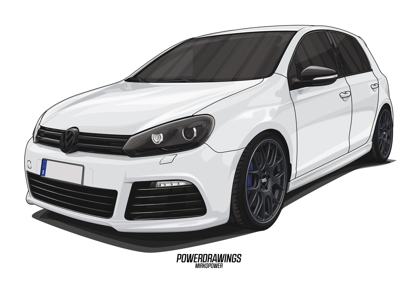 Golf 6 R Static BBS