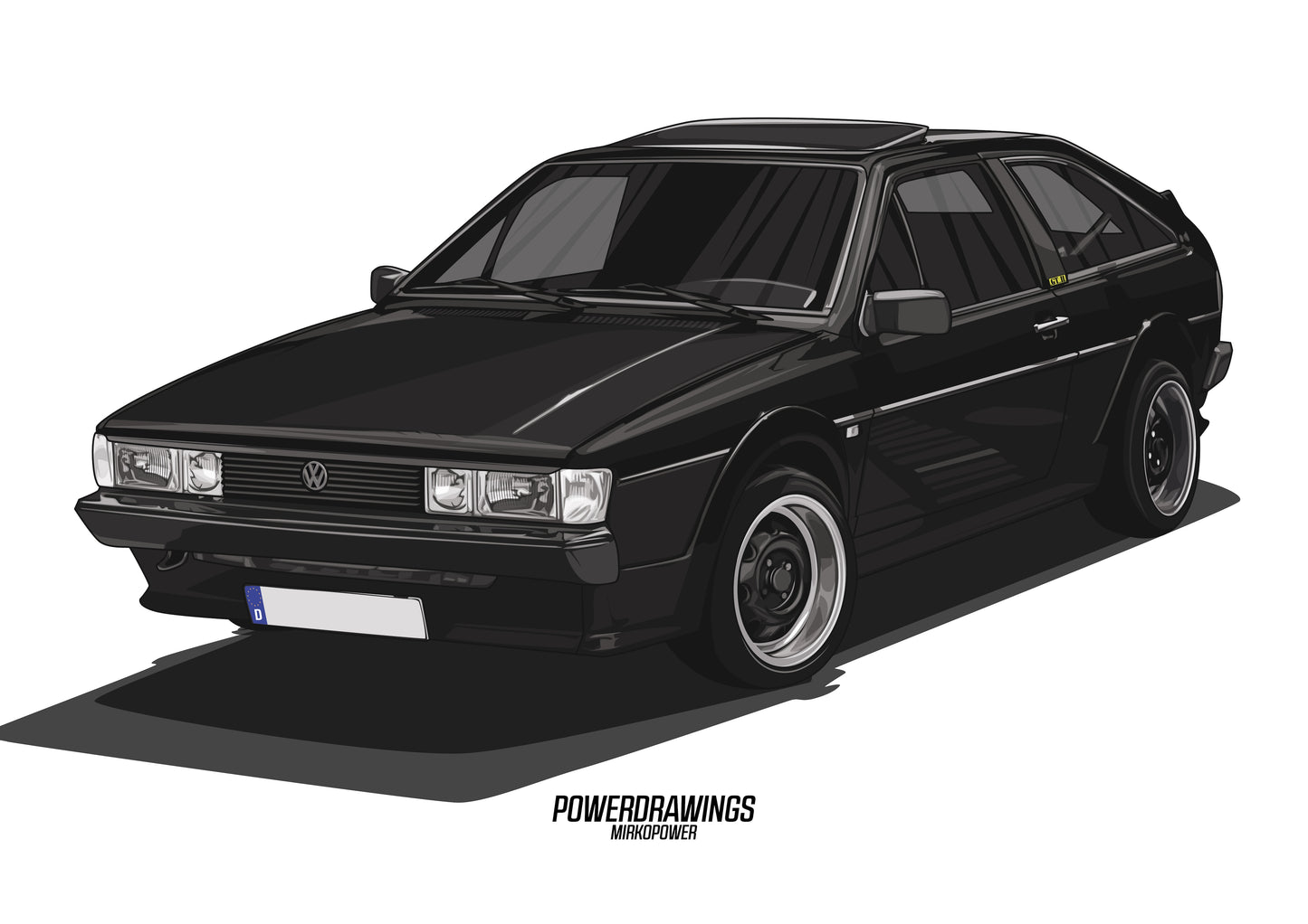 VW Scirocco 53b GT2 Black