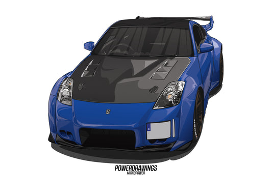 Nissan 350Z Veilside Blue