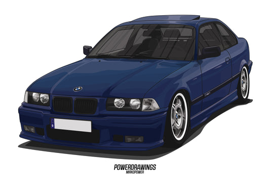 E36 328i Coupe Blue