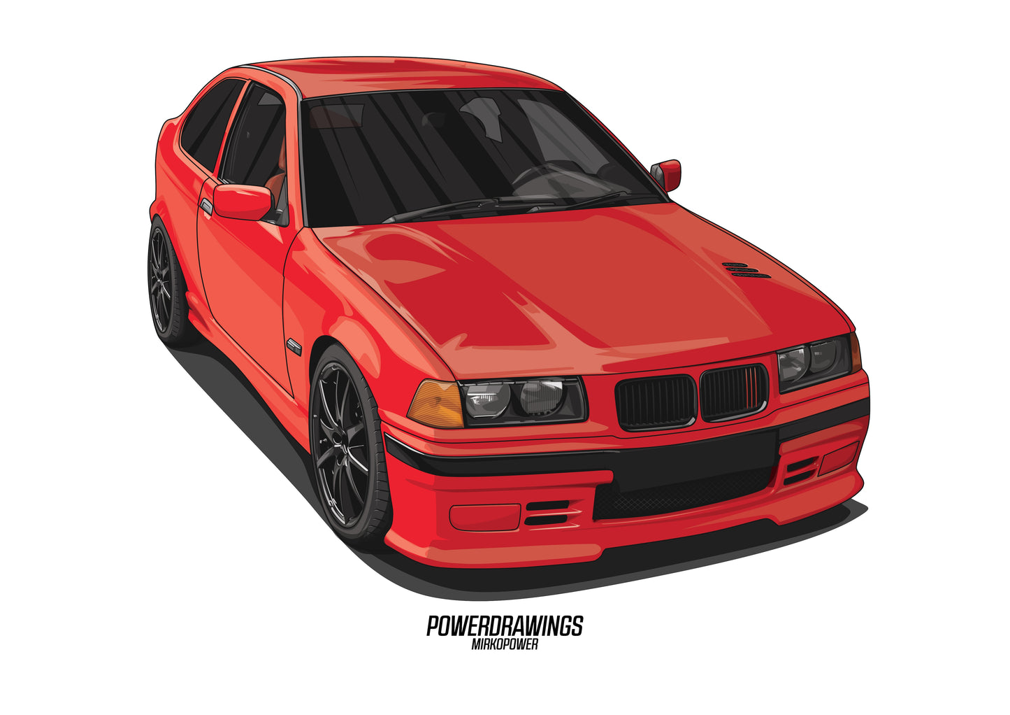 E36 Compact 328i Red