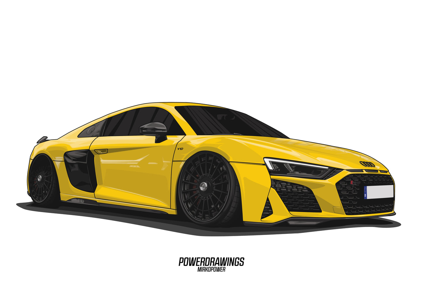 R8 V10 Yellow Airride