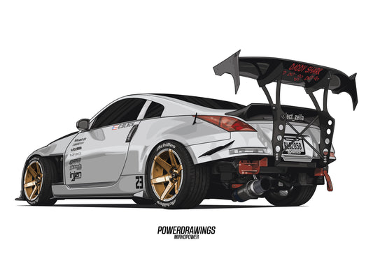 350Z Custom Big Wing