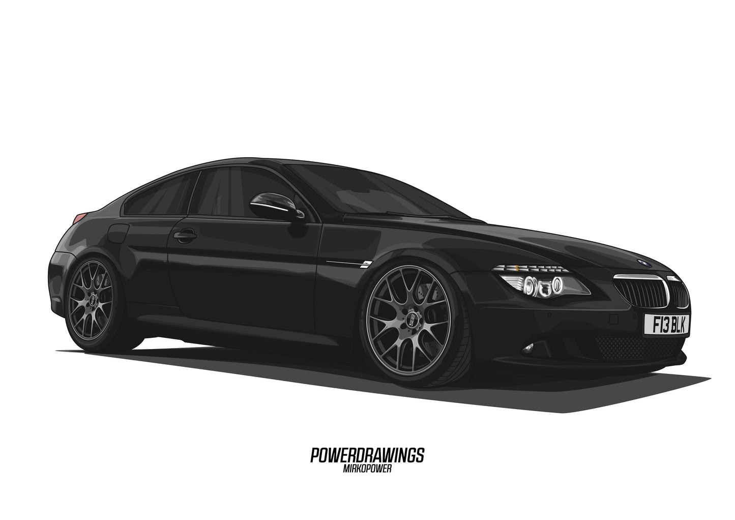 E63 650i BBS Black