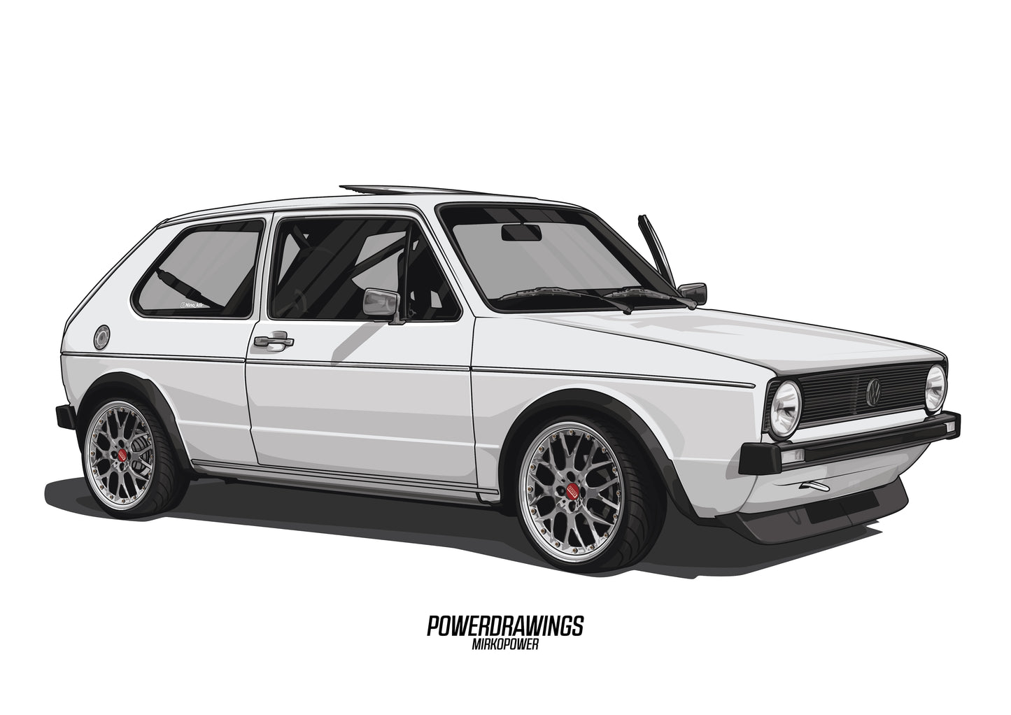 VW Golf MK1 BBS