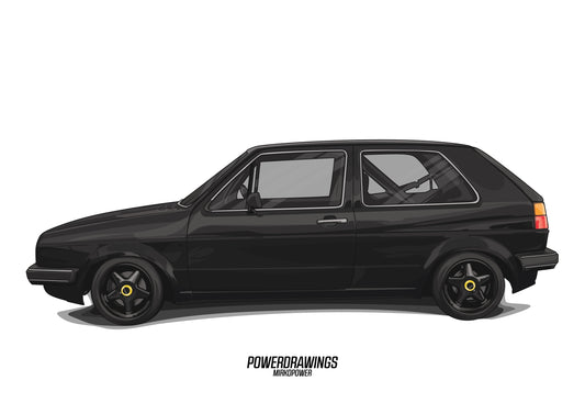 Golf MK2 Black