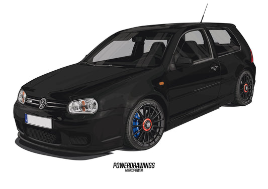 Golf MK4 R32 Black