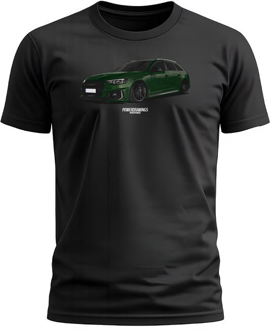 RS4 B9 Avant Green T-Shirt