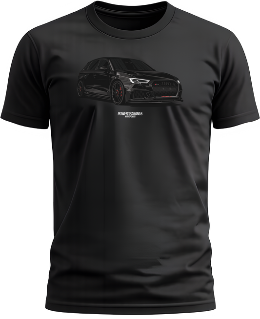 RS3 8V Black T-Shirt